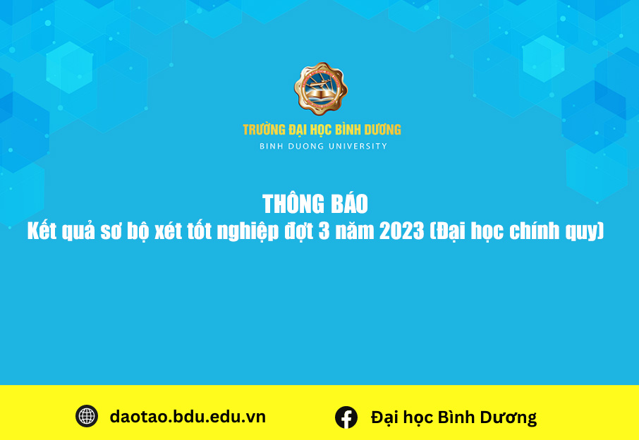 Ket qua so bo xet tot nghiep dot 3 nam 2023 Dai hoc chinh quy