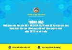 thời gian nộp học phí học kỳ 1 năm học 2024 2025 trình độ đào tạo đại học, hình thức đào tạo chính quy đối với khóa tuyển sinh năm 2023 trở về trước