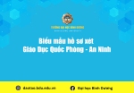 Biểu mẫu hồ sơ xét GDQP-AN