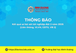 Kết quả sơ bộ xét tốt nghiệp đợt 2 năm 2025 Liên thông, VLVH, GDTX, VB 2