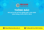 Kết quả sơ bộ xét tốt nghiệp đợt 4 năm 2025 (Liên thông, VLVH, GDTX, VB 2)