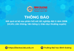 Kết quả sơ bộ sau phản hồi xét tốt nghiệp đợt 2 năm 2026 (Vừa làm vừa học, Liên thông, Văn bằng 2, Giáo dục thường xuyên)