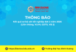 TB Kết quả sơ bộ xét tốt nghiệp đợt 2 năm 2026 (Liên thông, VLVH, GDTX, VB 2)