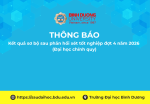 Kết quả sơ bộ sau phản hồi xét tốt nghiệp đợt 4 năm 2026 (Đại học chính quy)