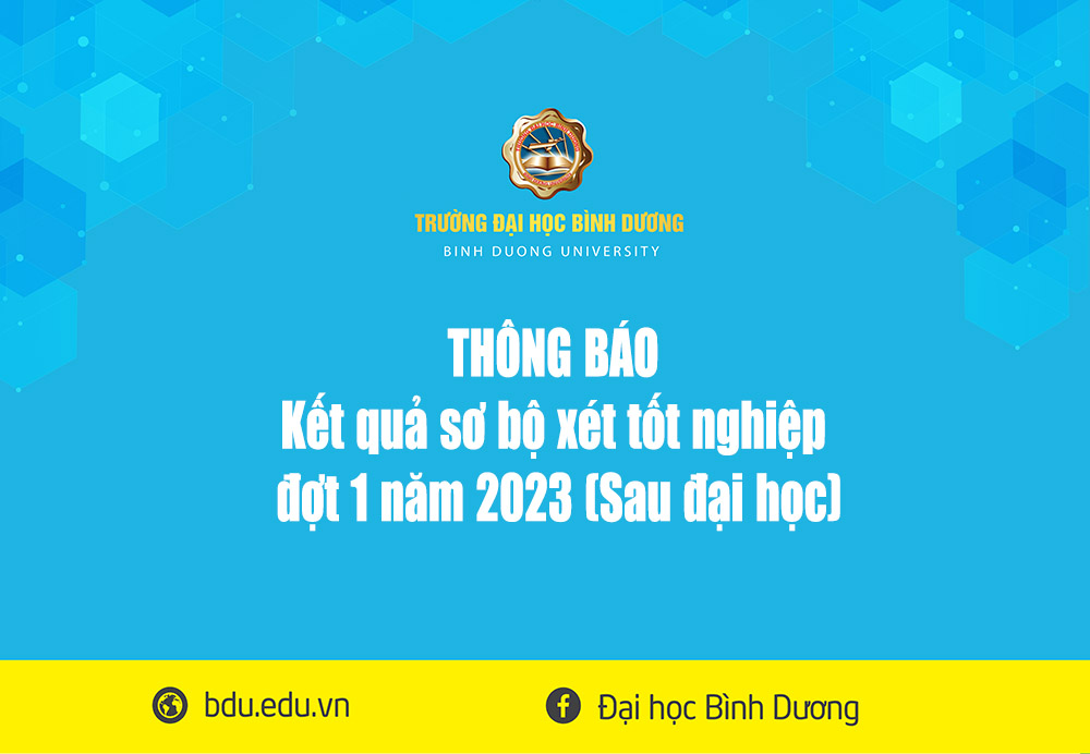 Ket qua so bo xet tot nghiep dot 1 nam 2023 Sau dai hoc