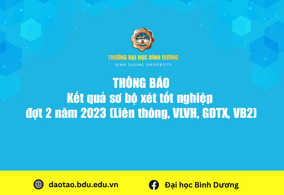 Ket qua so bo xet tot nghiep dot 2 nam 2023 Lien thong VLVH GDTX VB2